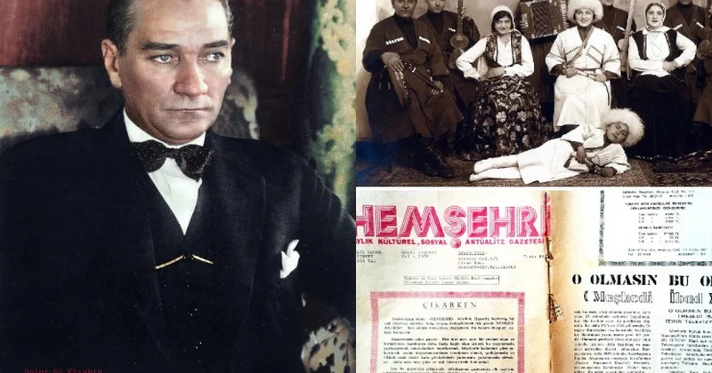 Atatürkün qarşısında tamaşa göstərən azərbaycanlıların hekayəsi Heç yerdə tapılmayan Hemşehri qəzetində yazılanlar