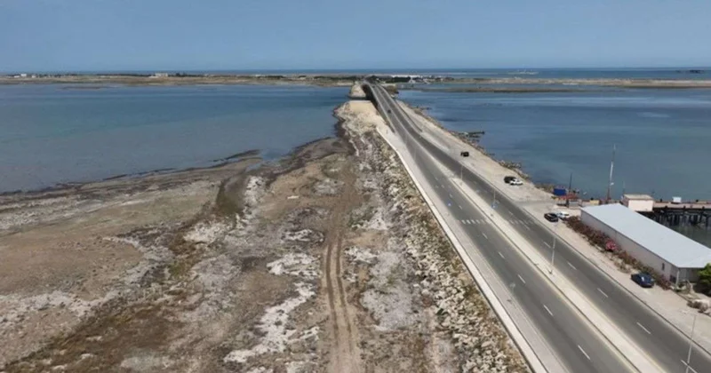 Xəzər quruyur İki ada yarımadaya çevrilə bilər VİDEO