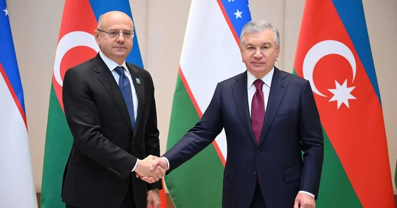 Şavkat Mirziyoyev Pərviz Şahbazovu qəbul edib FOTO