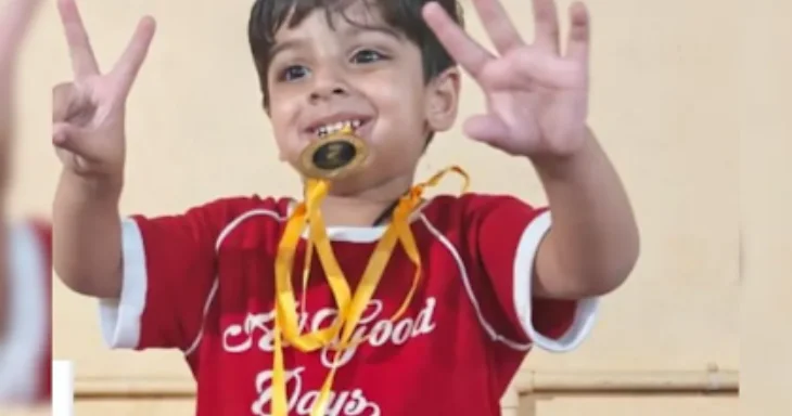 Cəmi 3 yaşı var, dünya rekordu qırdı FOTO