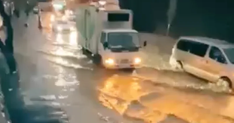 Затопление у Бакинского вокзала видео