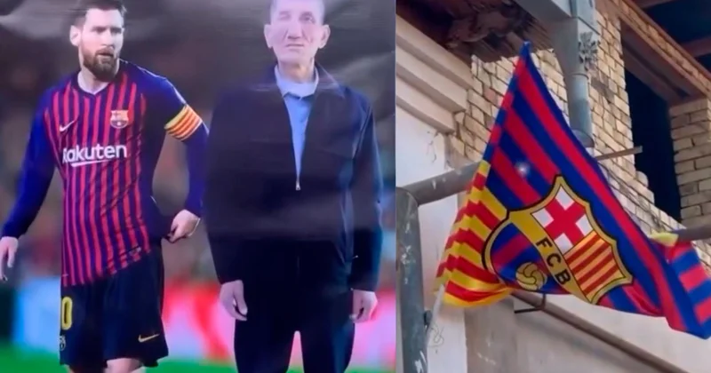 Özbəkistanda qeyri adi hadisə: Gəlin Messinin fotosuna kelin salam verdi VİDEO