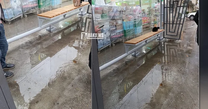 Dayanacaqdan ŞİKAYƏT Yağışdan qorunmaq əvəzinə...