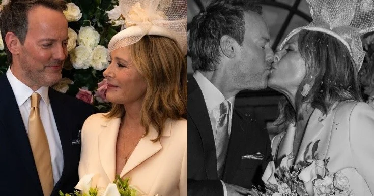 69 yaşlı aktrisa 4 cü dəfə ailə qurdu Fotolar