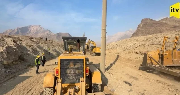 Запечатлены работы, проводимые на железнодорожной линии нахчыванского участка Зангезурского коридора