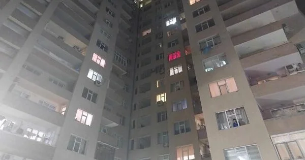 Bakıda binada güclü yanğın: ölənlər var FOTOLAR