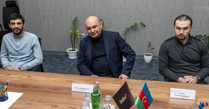 Gürcüstanın Host TV telekanalının rəhbərliyi Baku TV nin iş prosesi ilə tanış olub