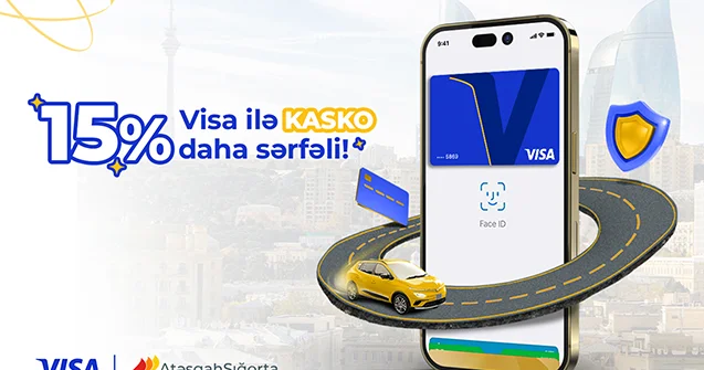 “Atəşgah” Sığortadan “Visa” kart sahibləri üçün xüsusi “Kasko” kampaniyası