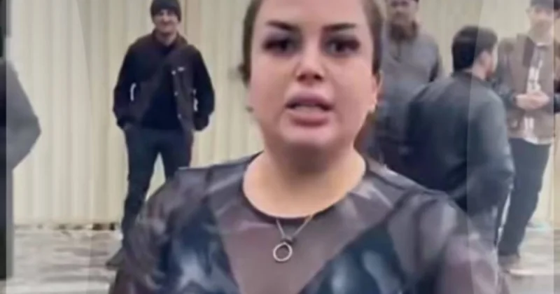 Gəncədə qadın sürücü kuryerə hücum etdi VİDEO