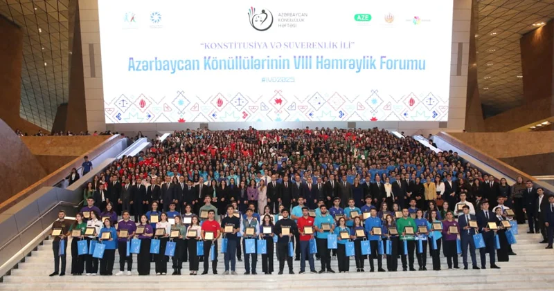 Azərbaycan Könüllülərinin VIII Həmrəylik Forumu baş tutd (FOTO)