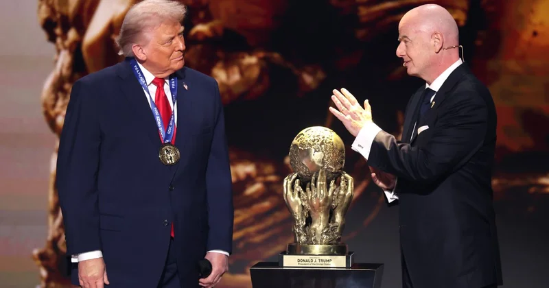 Трамп получил Премию мира от ФИФА Minval Politika