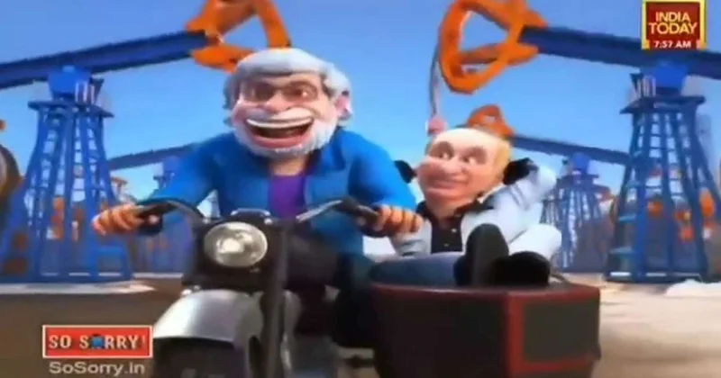 Hindistandan Putinə jest: Modi Trampın şlyapasını uçurdu VİDEO