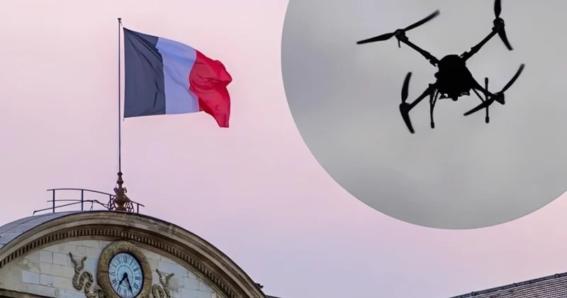 Fransada nüvə silahı olan hərbi baza üzərində naməlum dronlar görünüb