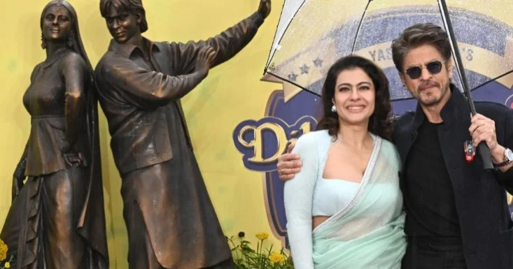 Londonda Şahrux Xan və Kacol Devqanın heykəli qoyuldu