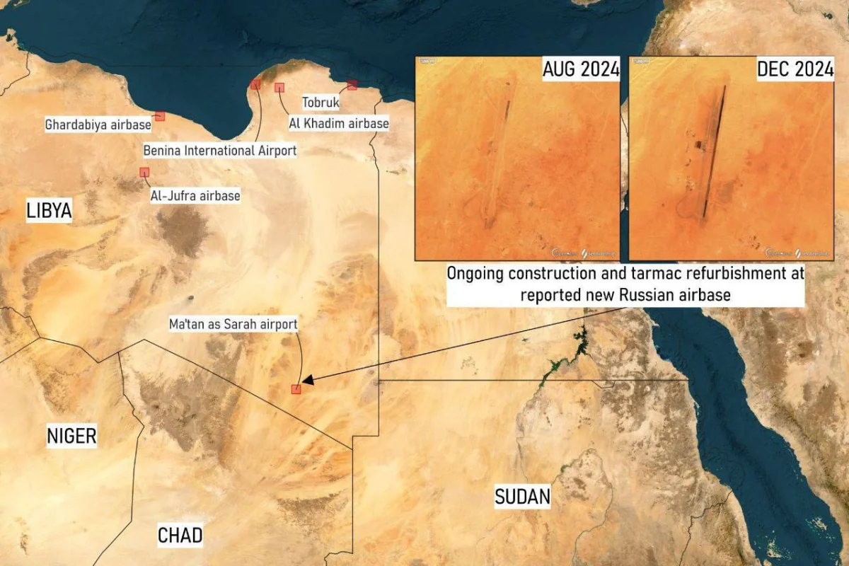 Россия перебрасывает свои базы из Сирии в Ливию новые снимки Haqqin