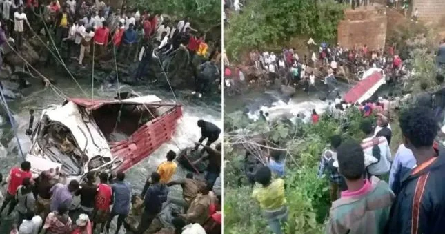 Efiopiyada dəhşətli qəza 22 ölü, 65 yaralı