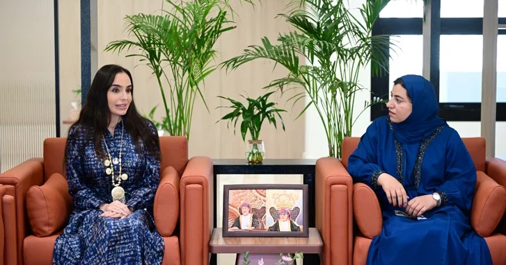 Лейла Алиева встретилась с председателем Организации по развитию малых и средних предприятий Омана