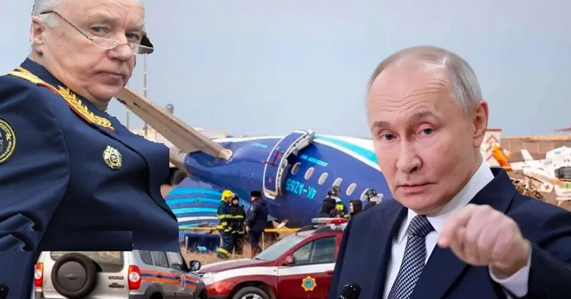 Vurulan təyyarəmizlə bağlı Bastrıkinin məktubu üzə çıxdı Nə YAZIR? + FOTO