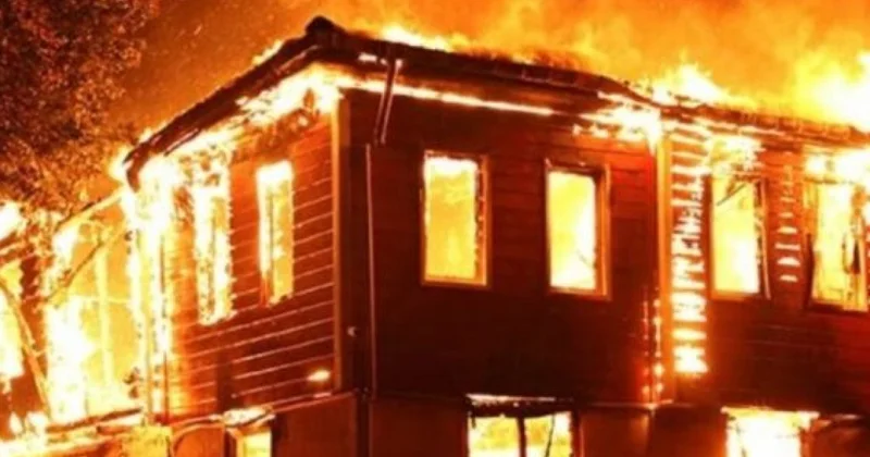 Oğurluğa getdikləri evi yandırdılar KONKRET