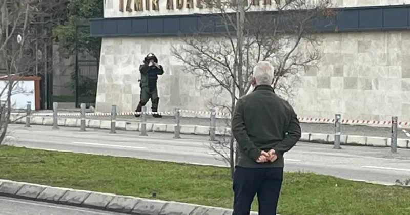 İzmir Məhkəməsinin qarşısında bomba həyəcanı