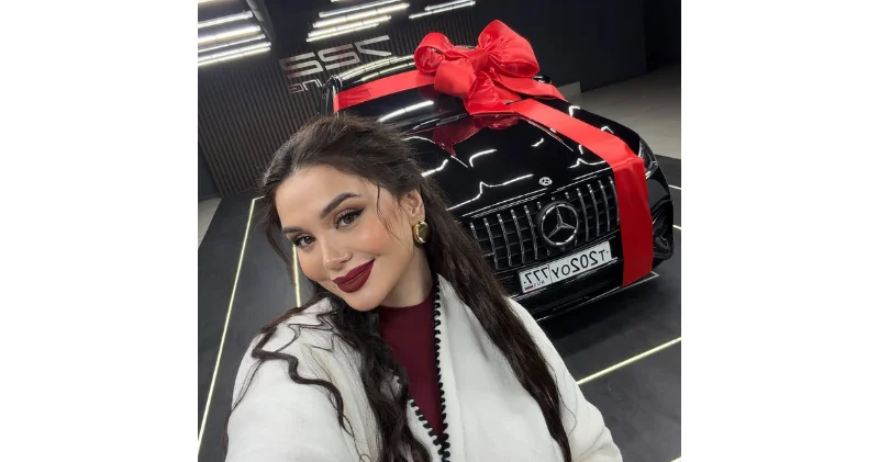 Аида Алиева встречает 2026 й с новым авто ФОТО