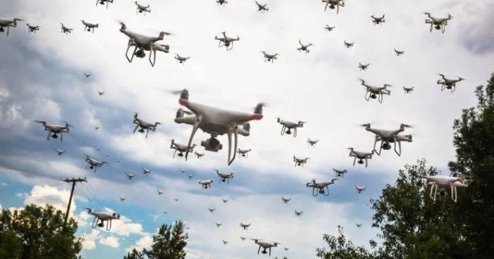 Ukraynaya 127 dronla hücum edildi FOTO