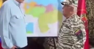 Maduronun generallarının görüntüləri müzakirələrə səbəb oldu VİDEO