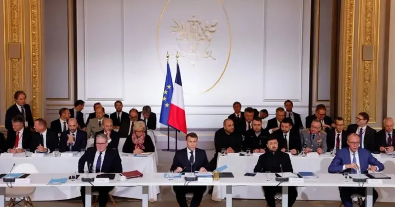 Dünyanın 35 ölkəsinin rəsmiləri Parisdə Ukrayna üçün toplaşdı