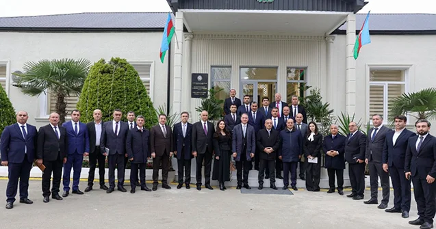 Zaur Mikayılov 5 saylı Lənkəran Astara regional bölməsinin yeni inzibati binası ilə tanış oldu Fotolar