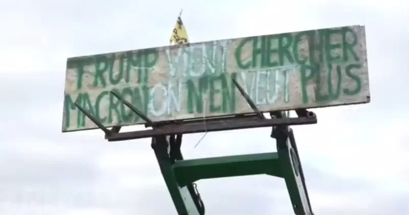 Трамп, забери Макрона . Яркий протест французских фермеров Minval Politika