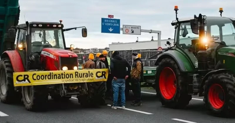 Fransada fermerlərin etirazları ilə əlaqədar qadağalar tətbiq olunub