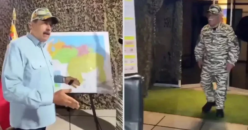 Maduronun generallarının görüntüləri gündəm oldu Video