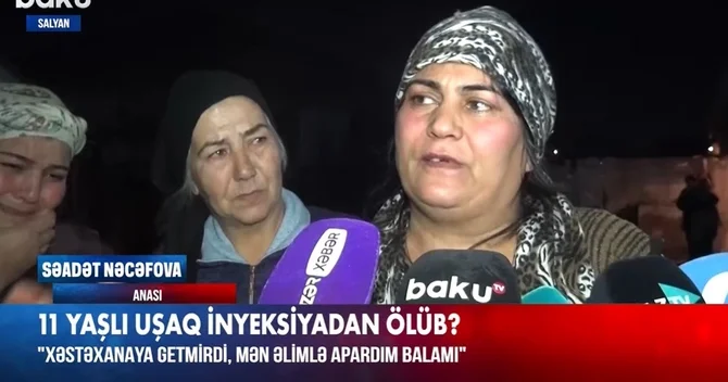 Salyanda ölən 11 yaşlı uşağın anası: Xəstəxanaya getmirdi, əlimlə apardım balamı