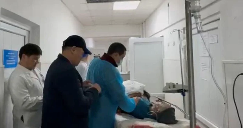 Qırğızıstanda qocalar evi yandı, xəsarət alanlar var