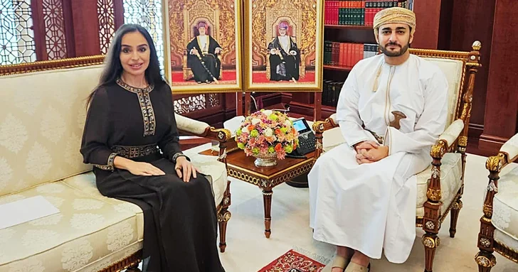 Лейла Алиева встретилась с наследным принцем Омана