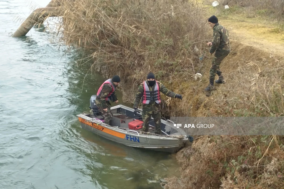 Ağcabədidə kanalda batması ehtimal olunan şəxsin axtarışları davam edir YENİLƏNİB