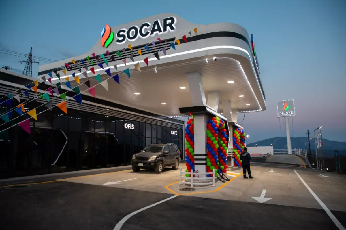 В Шуше открыта первая АЗС под брендом SOCAR ФОТО