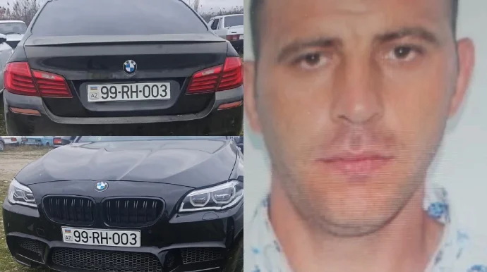 BMW ilə qayda pozdu, maşınından narkotik çıxdı VİDEO