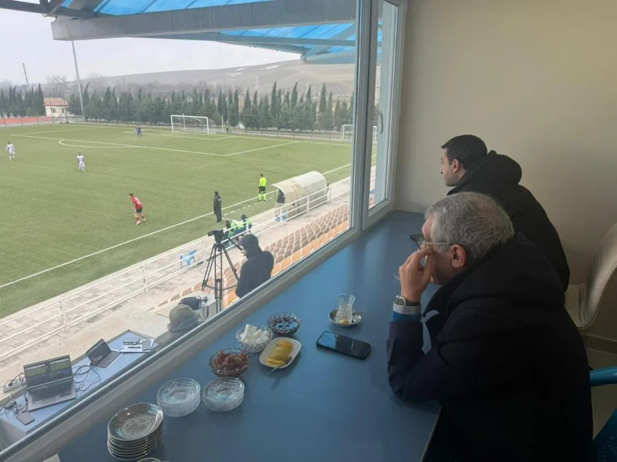 Santuş Difai Qəbələ matçını stadiondan izlədi