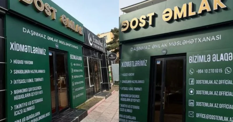 Sumqayıtda “DOSTƏMLAK” daşınmaz əmlak məsləhətxanası fəaliyyətə başladı FOTOLAR