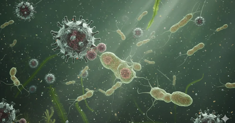 Gölməçədə aşkarlanan yeni virus təkamülə işıq salır