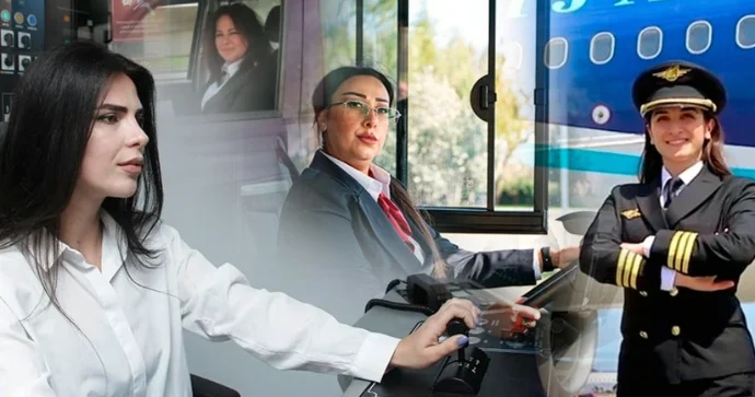Azərbaycanda qadınların nəqliyyat sektorunda təmsilçiliyi artır Pilotdan maşinistədək