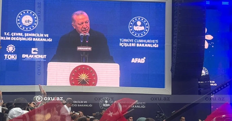 Ərdoğan dağıdıcı zəlzələlərin ildönümü ilə əlaqədar xalqa müraciət edir