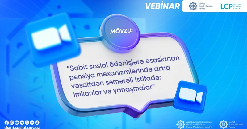 DSMF nin əməkdaşları vebinarda iştirak ediblər