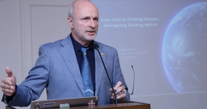 Mark Applebaum AzMİU da süni intellekt mövzusunda elmi seminarla çıxış edib FOTOLAR