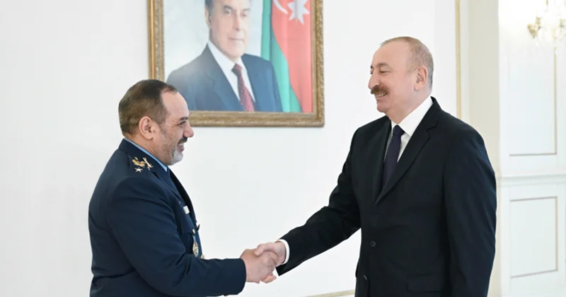 Prezident iranlı naziri qəbul etdi Fotolar