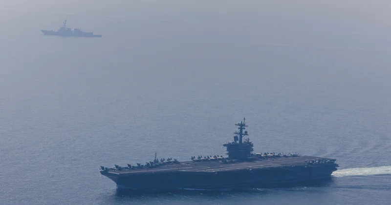 Американский авианосец достиг Аравийского моря Minval Politika