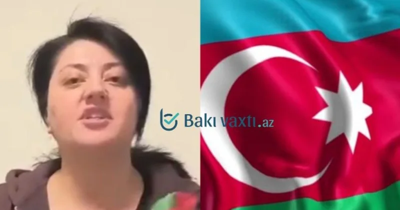 Şikayətlərinə cavab verilmədi, Azərbaycan bayrağını TƏHQİR ETDİ VİDEO