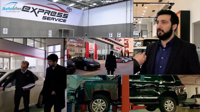 “Toyota”nın servis mərkəzlərində müştərilərə belə xidmət göstərilir VİDEO