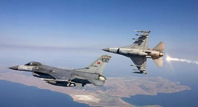 Türkiyə F 16 ları Dəməşqdə İsrail qırıcılarının qarşısını alıb?